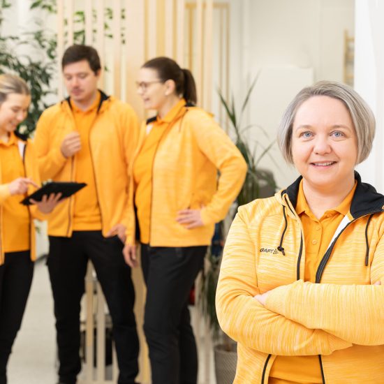 Kuvassa FysioSeniorin yrittäjä Marja Korhonen